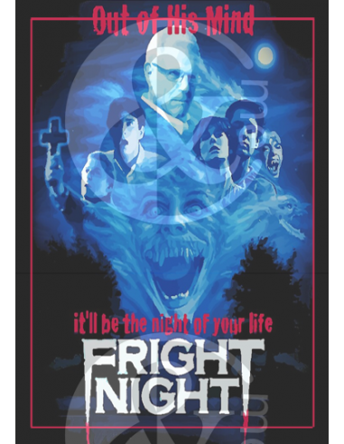 Colección &Me - 5 postales del 40º aniversario de "Fright Night"