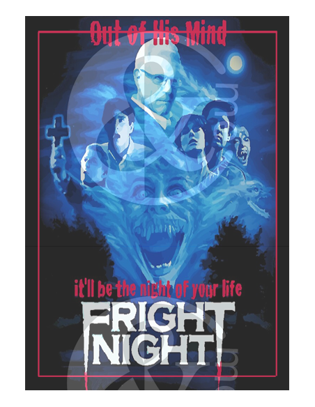 Colección &Me - 5 postales del 40º aniversario de "Fright Night"