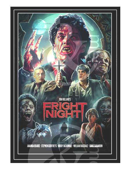 Colección &Me - 5 postales del 40º aniversario de "Fright Night"