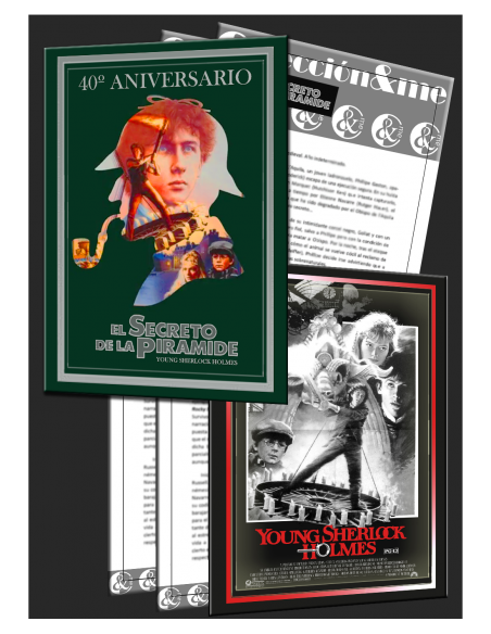 Colección &Me - 5 postales del 40º aniversario de "El secreto de la pirámide"