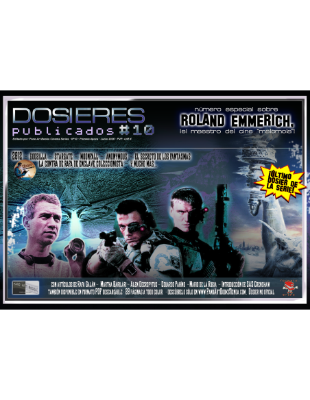 DOSIERES Nº 10: "ROLAND EMMERICH. El maestro del cine malomola"  (Ed. Grapa)