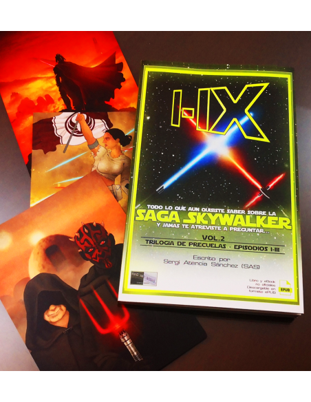 SAGA SKYWALKER Vol.2 - Trilogía de Precuelas + ¡¡3 postales exclusivas de REGALO!! (Tapa blanda con solapas)