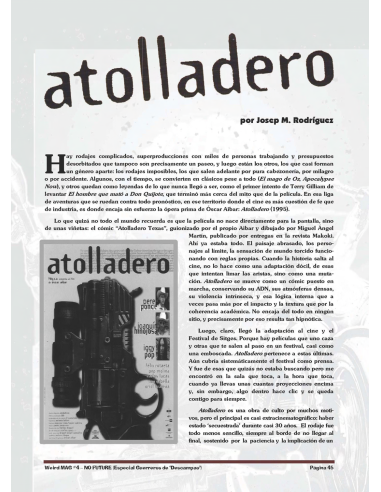 WEIRD MAG Núm.4: "NO FUTURE" + REGALO póster de Cindy Weird (Ed. Tapa blanda)