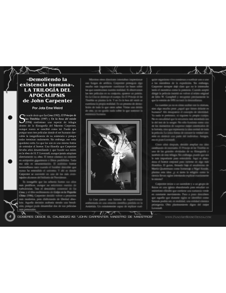 DOSIERES DESDE EL CALABOZO Nº2: JOHN CARPENTER. Maestro de maestros (Ed. Grapa)