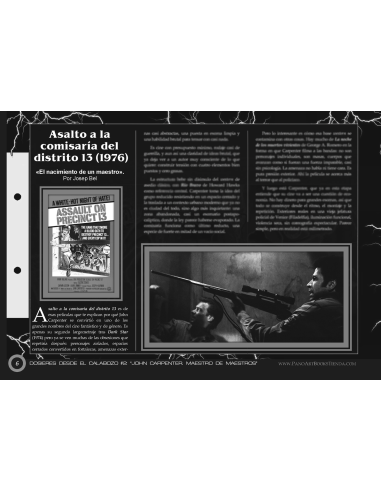 DOSIERES DESDE EL CALABOZO Nº2: JOHN CARPENTER. Maestro de maestros (Ed. Grapa)