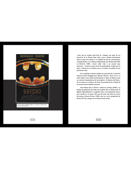 BATMAN A LO LARGO DE LOS FILMES (Ed. Tapa dura)