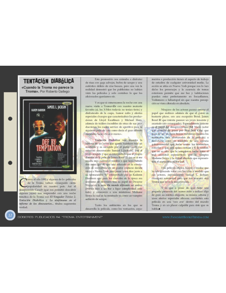 DOSIERES Nº 4: "TROMA ENTMT." (Ed. Grapa)