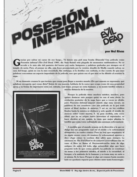 WEIRD MAG Núm.2 + REGALO póster de Cindy Weird (The Final Reprint. Ed. Tapa blanda)