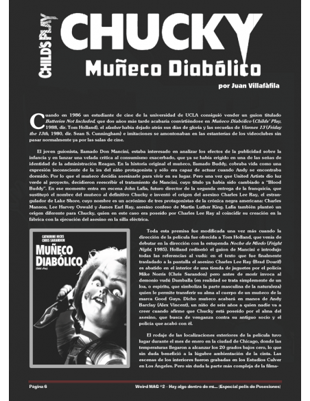 WEIRD MAG Núm.2 + REGALO póster de Cindy Weird (The Final Reprint. Ed. Tapa blanda)